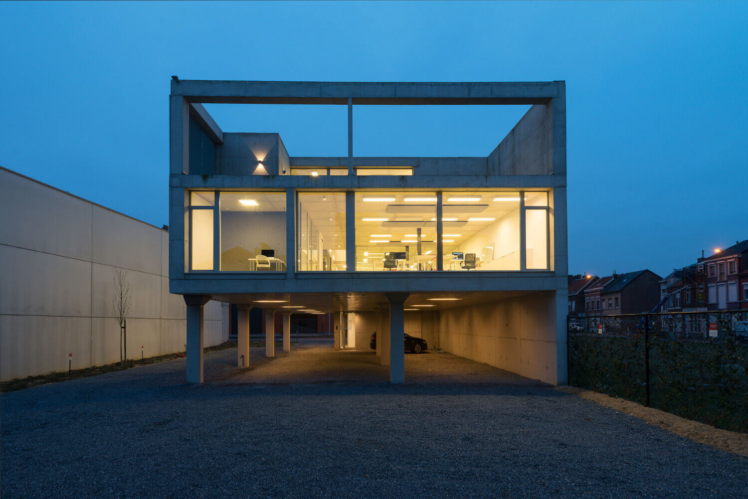 Bâtiment abritant les locaux d'Anthé à Liège